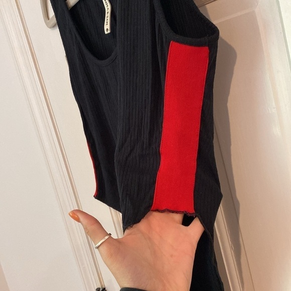 Emma & Sam black and red body suit. Size L - Picture 2 of 5